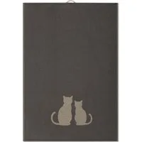 ROSS Geschirrtuch Katzenduett 3er-Pack, (Packung, 3-tlg., 3er-Pack)