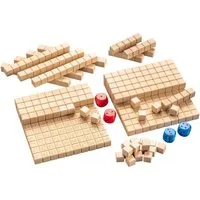 Wissner® aktiv lernen Lernspielzeug Mathespiel - Hunderterraum, Addition & Subtraktion RE-Wood®, RE-Plastic®