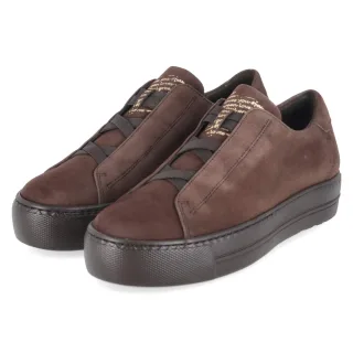 Paul Green Sneaker  Braun - Gr. 36 -  Echt Leder