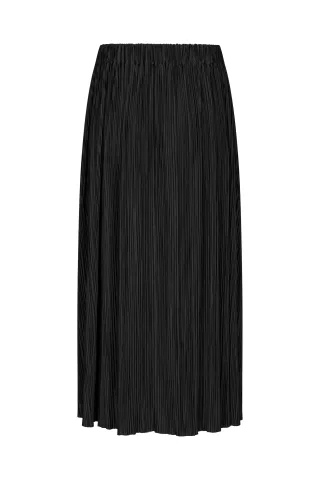samsøe & samsøe - Plissee-Rock - Uma Skirt schwarz - Gr. - S
