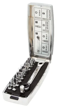 KS Tools 1/4" CHROMEplus Bit-Satz, 20-tlg - 918.4520