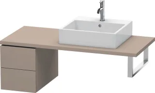 Duravit L-Cube Unterschrank für Konsole Basalt Matt 320x547x400 mm - LC583504343 LC583504343