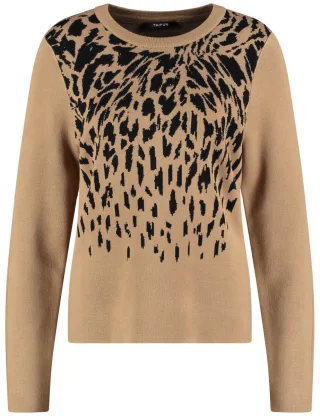 TAIFUN - Pullover braun - Gr. - 44