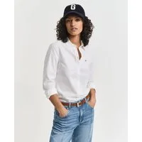 Gant Langarmbluse New Slim Stretch Oxford Blouse für bequemen Sitz u. Bewegungsfreiheit, New Slim Stretch, bügelfrei