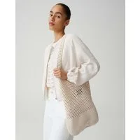 OPUS Shopper Aperle bag aus Webware mit Lochstrukur, breiter Träger, fester Griff, Casual