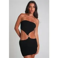 Moda Minx Jerseykleid SCRUNCH Irregular Hoop (1-tlg) mit stilvollen Cut-Outs