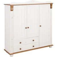 OTTO home Wäscheschrank Adele, Mehrzweckschrank (2 Breiten: 93/130 cm H/T ca. 135/40 cm) aus massiver Kiefer, 2-oder 3-türig