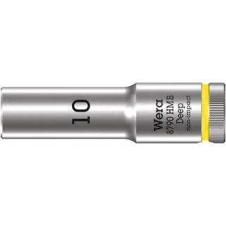 Wera 8790 HMB Deep Steckschlüsseleinsatz mit 3/8"-Antrieb Leuchtgelb - 05004532001