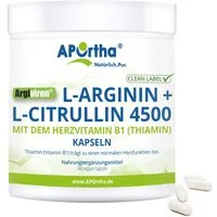 APOrtha APOrtha® Argiviron® L-Arginin + L-Citrullin 4500 + B1 - 360 Kapseln, 319 g