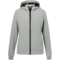 James & Nicholson Softshelljacke Leicht taillierte Damen Softshelljacke mit Kapuze JN1145 Kapuze mit Weitenregulierung