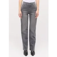 ANGELS Stretch-Jeans weite Passform, aus Baumwollmischung, mit Metallreißverschluss