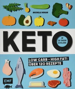 Keto ? In 28 Tagen schlank: Low Carb High Fat! Über 120 Rezepte