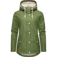 Ragwear Winterjacke Marge warm gefütterter Damen Winter Regenmantel