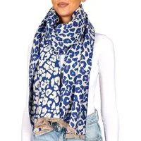 BRUBAKER Schal Cashmirillo Damen Schal mit Leoparden Muster - 70 x 200 cm, (Herbstschal Winterschal mit weichem Kaschmir-Gefühl, 1-St), Warm, Kuschelig und Oversized - Leo Damenschal für Herbst und Winter