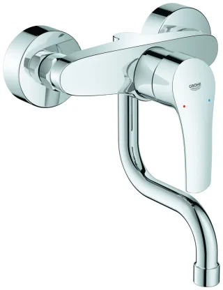 GROHE Küchenarmatur Eurosmart 31509_3 Wandmontage Ausld. 150mm chrom, 31509003 31509003