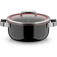 WMF Bratentopf Fusiontec Function Pro, Glas, Edelstahl (1-tlg), integrierte Siebfunktion, spülmaschinengeeignet, Made in Germany