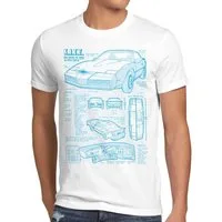 style3 T-Shirt K.I.T.T. trans am michael knight rider kitt hasselhoff firebird