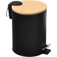 KESPER® Kosmetikeimer Mülleimer Bambus, FSC® zertifiziert, 3l, inkl. Inneneimer, Deckel mit Soft-Close