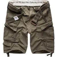 Trooper Cargoshorts DIV Bermuda Baumwolle Sommer Shorts Kurze Hose Army knielang