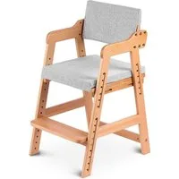 OUNUO Esszimmerstuhl Holz Stuh Lehnstuhl Küchenstuhl mit Armlehne für Wohnzimmer/Esszimmer
