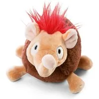 Nici Kuscheltier 47227 - Elefantenmaus Tyson, 20 cm, braun/pink (1-St)