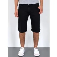 ESRA Jeansshorts Herren kurze Jeanshose mit Stretch Jeans Shorts Hose Herren Jeans Shorts Sommerhose kurze Jeans Herren Capri Jeans Stretch