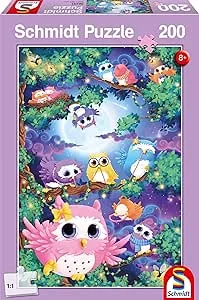Schmidt Puzzle 56131 - Im Eulenwald [200 Teile]