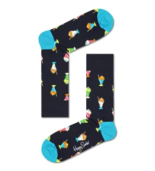 happy socks - Milkshake Sock Blau - Gr. - 38