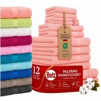 Betz Handtücher 12-TLG. Handtuch-Set Palermo, 100% Baumwolle (Set, 12-St)