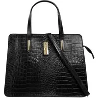 Cluty Henkeltasche, echt Leder, Made in Italy