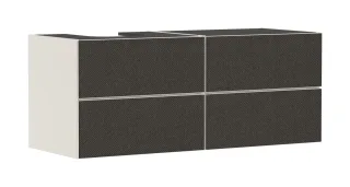 Hansgrohe Xevolos E Waschtischunterschrank Sandbeige Matt 1370/550 mit 4 Schubkästen für Konsole mit 54237660