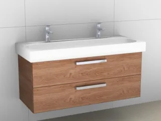Artiqua 413 Waschtischunterschrank für Citterio 500553 ( ehem. 123520) Sanremo Eiche quer NB, 413-WU 413-WU2L-K106-7144-428