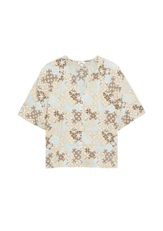 s.Oliver - Bluse braun - Gr. - 40