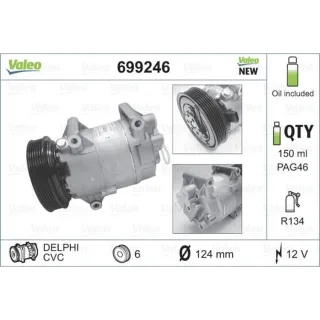 Valeo Klimakompressor Nissan Almera Qashqai Renault Grand Megane Sc?nic