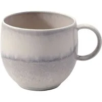 Villeroy & Boch Becher Henkelbecher 0,21 l Perlemor Sand, 1-tlg., Premium Porcelain, Henkelbecher, Kaffeebecher, Tasse, 210 ml, Premium Porcelain, beige