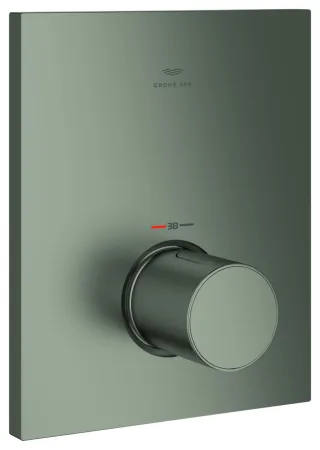GROHE Thermostat-Zentralbatterie Grohtherm F 100753 satin steel, 100753MS00 100753MS00