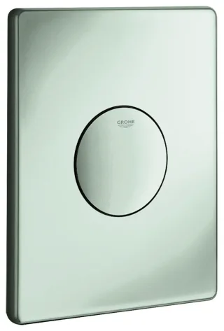 GROHE WC-Betätigung Skate 37547 156x197mmmit Druckknopfbet.mattchrom 37547P00