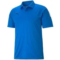 PUMA Poloshirt TEAMLIGA SIDELINE POLO gerade Passform, Kurzarm, für sportliche und lässige Anlässe