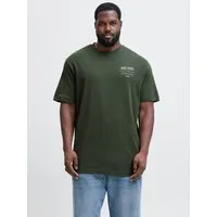 Jack & Jones PlusSize T-Shirt JJEURBAN EDGE STUDIO TEE SS SN PLS mit Logobranding