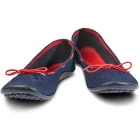 Leguano STYLE MARITIM Barfußschuh Ballerina, Slipper, Bequemschuh mit modischen Durchzügen