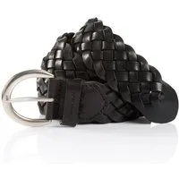 TOM TAILOR Flechtgürtel TTLISA 4 cm breiter Damengürtel, Flechtledergürtel, modisches Must-Have