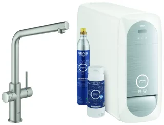 Grohe Blue Home Starter Kit 31454 Bluetooth/WIFI L-Ausl. supersteel, 31454DC1 31454DC1