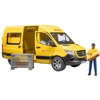 Bruder® Spielzeug-LKW bruder MB Sprinter DHL mit Fahrer, Modellfahrzeug