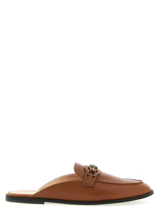 PINKO Brownes Kalbsleder Ballerinas