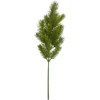 Kunstzweig Künstlicher Tannenzweig "REAL" mit 13 Trieben. Ca 50cm., Gasper, Höhe 50.00 cm