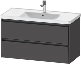 Duravit Ketho.2 Waschtischunterbau wandhängend Graphit Matt 984x455x549 mm - K25284049490000 K25284049490000