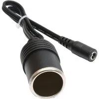 Bolwins Q23C KFZ LKW Netzteil Kabel DC 5.5x2.1mm Buchse auf Zigarettenanzünder Stromkabel, DC 5,5x2,1mm Stecker, Zigarettenanzünder Buchse 21mm (SAE J563) (30 cm), stabile Verbindung, einfache Handhabung