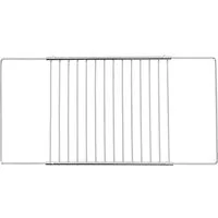ICQN Backofenrost Universal Gitter, Ausziehbar von 37,5-60 cm Backofenrost, Verstellbar, Verchromt, Backofengitter, Grill, Backrost, Gitterrost, Verchromt Backgitter