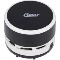 CLAUSS Akku-Handstaubsauger 2Clean Tischstaubsauger Schwarz, Mini Staubsauger Büro Gadget, Ideal für Büro, Haushalt oder Auto