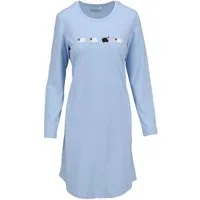 Ringella Nachthemd Langarm Sleepshirt mit Rundhalsausschnitt und Schaf-Motivdruck (1-tlg) Feiner Single Jersyey